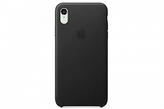 Чехол для iPhone XR Leather Case PU Black
