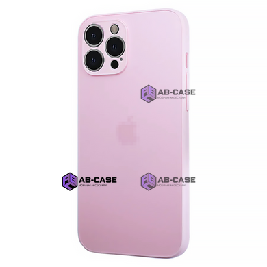 Чехол стеклянный матовый AG Glass Case для iPhone 13 Pro Max с защитой камеры Pink
