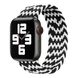 Монобраслет на Apple Watch Braided Solo Loop (Rainbow Black - White, 42mm, 44mm, 45mm, 49mm M) 1