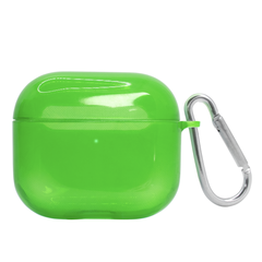 Чехол для AirPods PRO 2 полупрозрачный Neon Case Lime Green