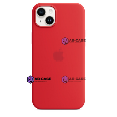 Чохол Silicone Case with Magsafe на iPhone 14 Plus RED