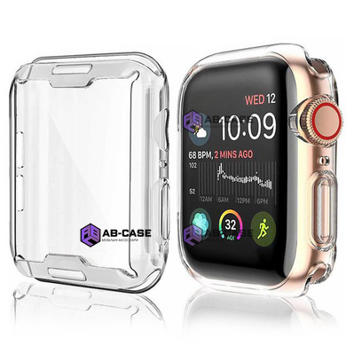 Защитный прозрачный чехол Silicone Case для Apple Watch (41mm, Clear)