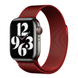Металлический ремешок Milanese Loop для Apple Watch (42mm, 44mm, 45mm, 49mm Red)