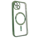 Чехол Shining with MagSafe для iPhone 14 с защитными линзами на камеру Dark Green