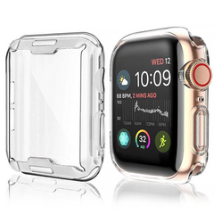 Захисний прозорий чохол Silicone Case для Apple Watch (44mm, Clear)