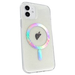 Чехол для iPhone 12|12 Pro прозрачный Diamond Case with MagSafe