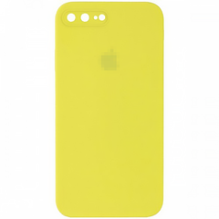 Чехол Silicone Case FULL CAMERA (square side) (для iPhone 7/8 PLUS) (Flash)