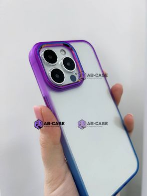 Чехол Crystal Guard Gradient, для iPhone 13 Pro (Blue-Pink)