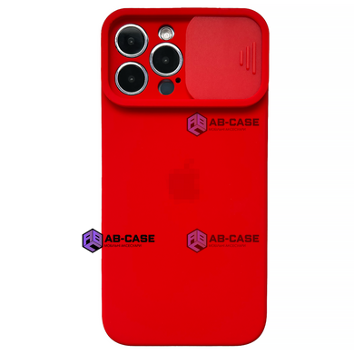 Чехол Silicone with Logo hide camera, для iPhone 13 Pro (Red)