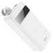 Павербанк 60000mAh 22.5w Hoco с фонариком 4 USB 1 Type C Quick Charge 3.0 PowerBank White 4