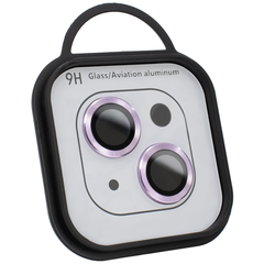 Защитные линзы на камеру iPhone 13 Metal Glass Lenses Light Purple