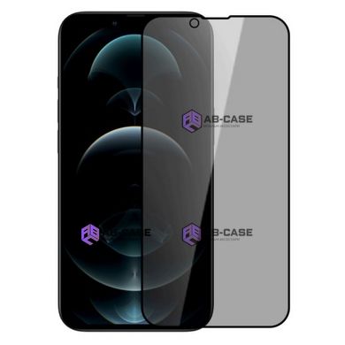 Защитное стекло для iPhone 13 |13 Pro| 14 (6.1) Антишпион 10D (упаковка)