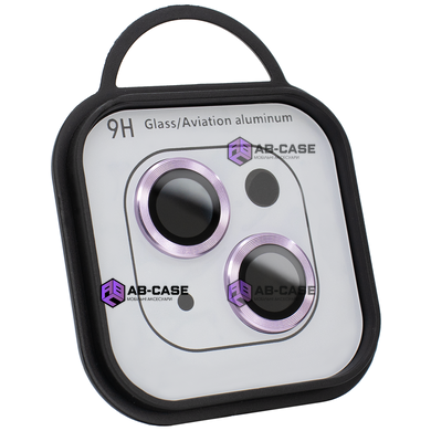 Защитные линзы на камеру iPhone 13 Metal Glass Lenses Light Purple