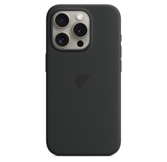 Чохол для iPhone 15 Pro Max Silicone Case With MagSafe Black