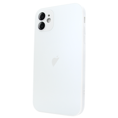 Чохол скляний матовий AG Glass Case на iPhone 11 із захистом камери White