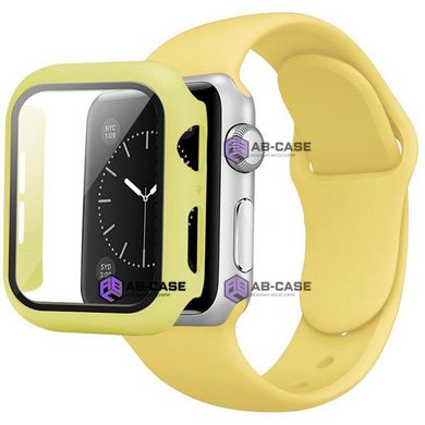 Комплект Band + Case чехол с ремешком для Apple Watch (40mm, Yellow )