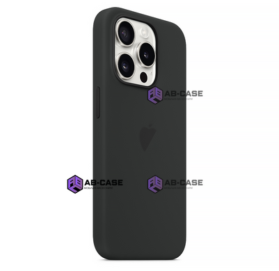 Чехол для iPhone 15 Pro Max Silicone Case With MagSafe Black