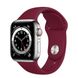Силиконовый ремешок для Apple Watch (38mm, 40mm, 41mm, №52 Marsala, S)