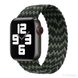 Монобраслет на Apple Watch Braided Solo Loop (Rainbow Black - Green, 38 mm, 40 mm, 41mm, S) 1