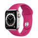 Силиконовый ремешок для Apple Watch (38mm, 40mm, 41mm, №54 Dragon Fruit, S)