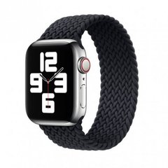 Монобраслет на Apple Watch Braided Solo Loop (Black, 42mm, 44mm, 45mm, 49mm M)