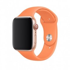 Силиконовый ремешок для Apple Watch (38mm, 40mm, 41mm, №56 Papaya, S)