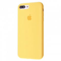 Чехол Silicone Case для iPhone 7/8 Plus FULL (№4 Yellow)
