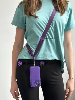 Ремешок для телефона на шею под чехол Deep Purple