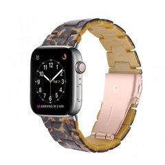 Янтарний ремінець на Apple Watch (42mm, 44mm, 45mm, 49mm Leopard)