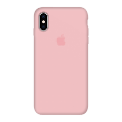 Чехол Silicone Case для iPhone X/Xs FULL (№6 Light Pink)