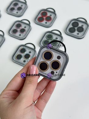 Защитные линзы для камеры iPhone 13 Pro Metal Diamonds Lens блестящие Light Purple