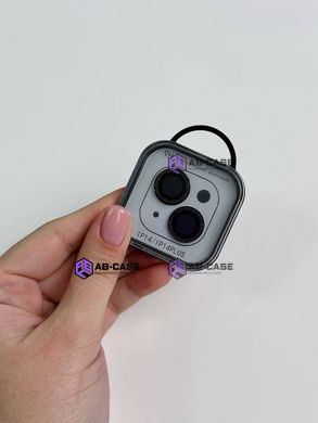 Защитные линзы для камеры iPhone 14 Metal Diamonds Lens блестящие Black