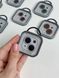 Защитные линзы для камеры iPhone 15 Plus Metal Diamonds Lens блестящие Silver