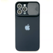 Чехол Silicone with Logo hide camera, для iPhone 12 Pro (Black) 1