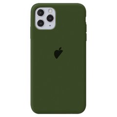 Чехол Silicone Case iPhone 14 Pro FULL (№59 Dark Virid)