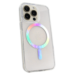 Чехол для iPhone 14 Pro прозрачный Diamond Case with MagSafe