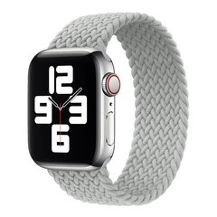 Монобраслет на Apple Watch Braided Solo Loop (White, 42mm, 44mm, 45mm, 49mm M)
