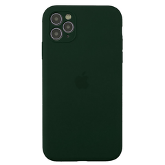 Чехол Silicone Case FULL CAMERA (для iPhone 11 Pro, Forest Green)