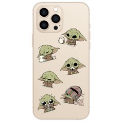 Чехол прозрачный Print Baby Yoda (Star Wars) для iPhone 15 Pro