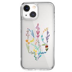 Чехол патриотический Квітковий Тризуб для iPhone 13 Mini Герб