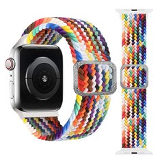Регулируемый монобраслет на Apple Watch Braided Solo Loop (Rainbow, 38/40/41mm)