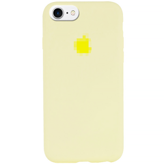 Чехол Silicone Case для iPhone 7/8 FULL (№51 Mellow Yellow)