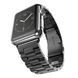Стальной ремешок Stainless Steel Braslet 3 Beads для Apple Watch (38mm, 40mm, 41mm, Black)