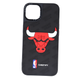 Чехол силиконовый CaseTify Chicago Bulls для iPhone 13 Black 1