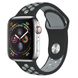 Ремешок силиконовый Nike Sport Band для Apple Watch 42|44|45|49mm Black-Gray