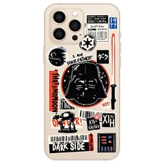 Чехол прозрачный Print Darth Vader (Star Wars) для iPhone 15 Pro