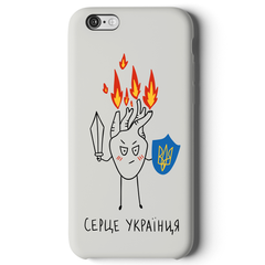 Чехол патриотический Сердце украинца для iPhone 6 | 6s