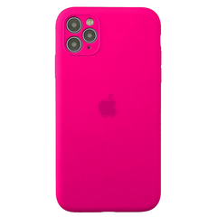 Чехол Silicone Case FULL CAMERA (для iPhone 11 Pro, Hot Pink)