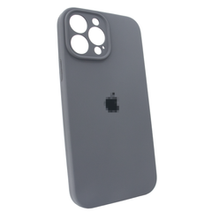 Чехол Silicone Сase для iPhone 15 Pro Max Full Camera №15 Charcoal Gray
