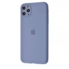 Чехол Silicone Case FULL CAMERA (для iPhone 11 Pro, Lavender Gray)